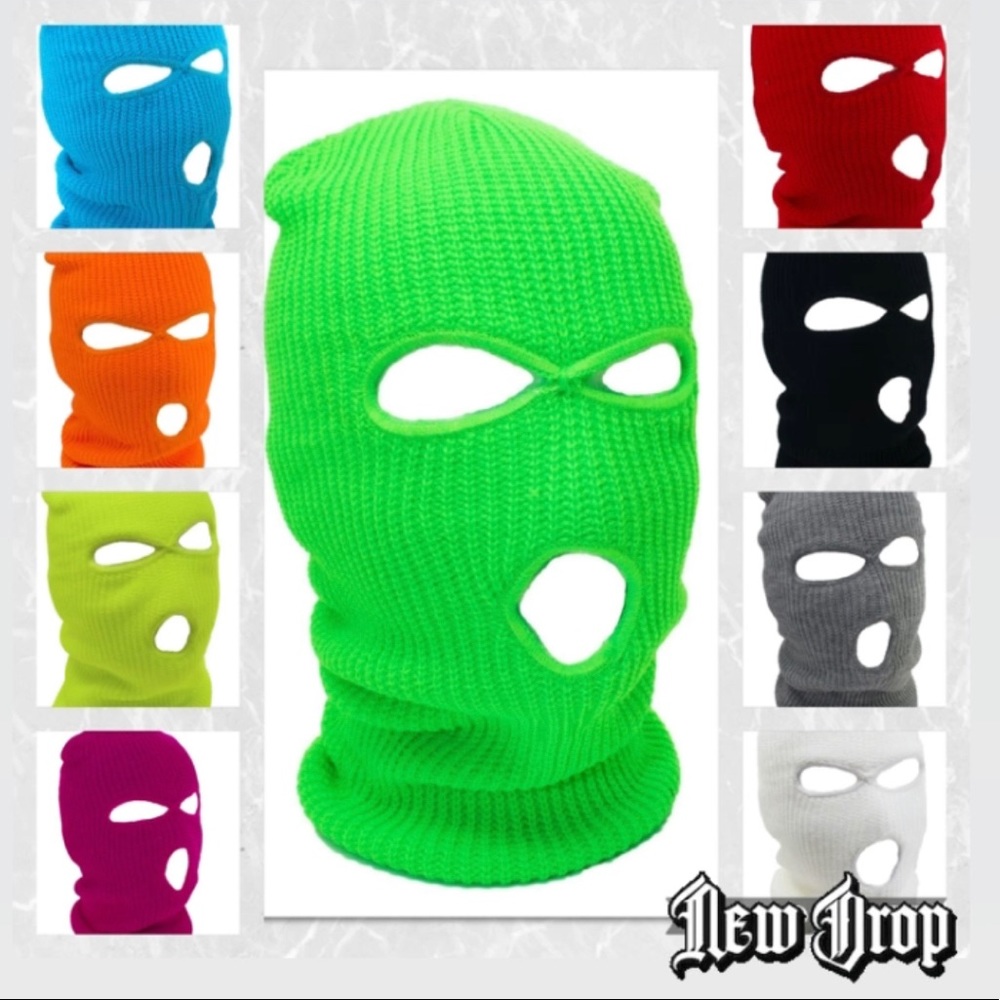 X2 Full Face 3 hole Mask Ski Winter Balaclava x2